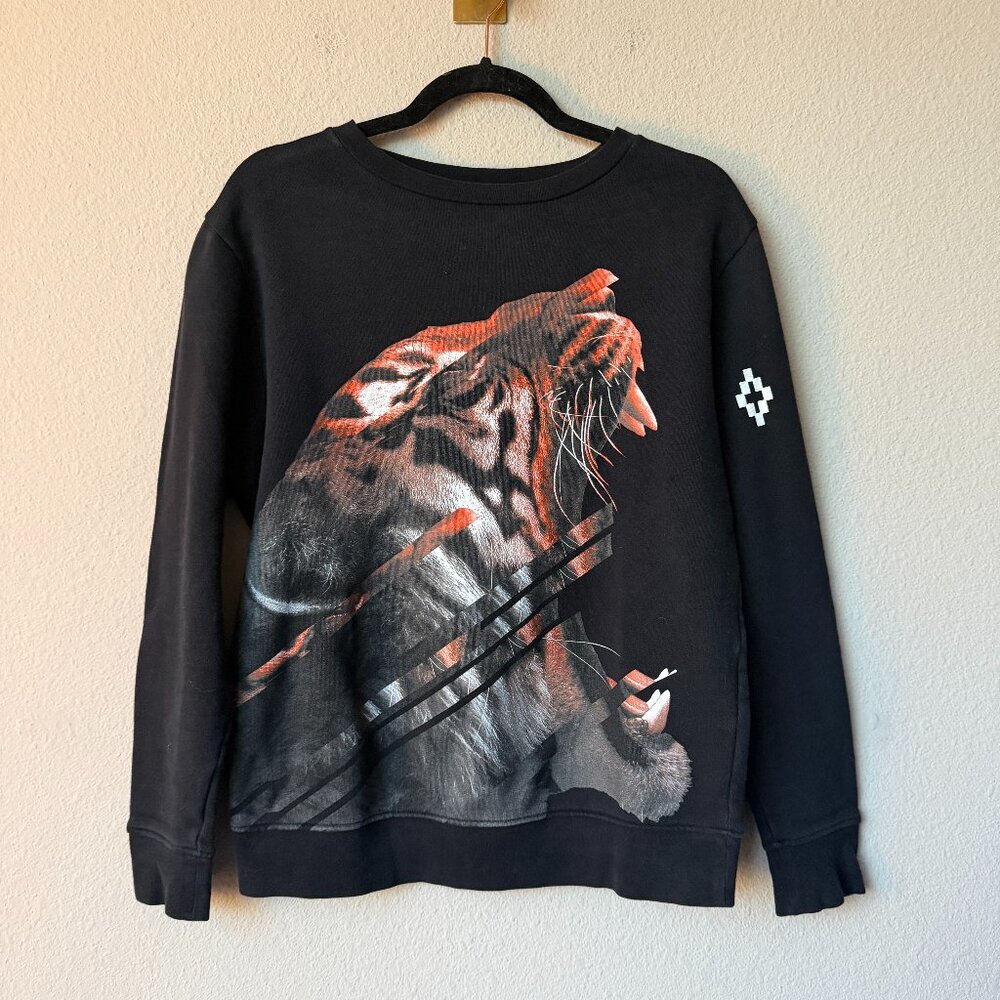 Marcelo Burlon County of Milan Quebradas Tiger Crewneck Sweatshirt
